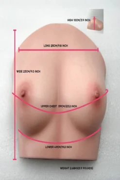 B59 Cinnamon Silicone Big Breasts Sex Toy