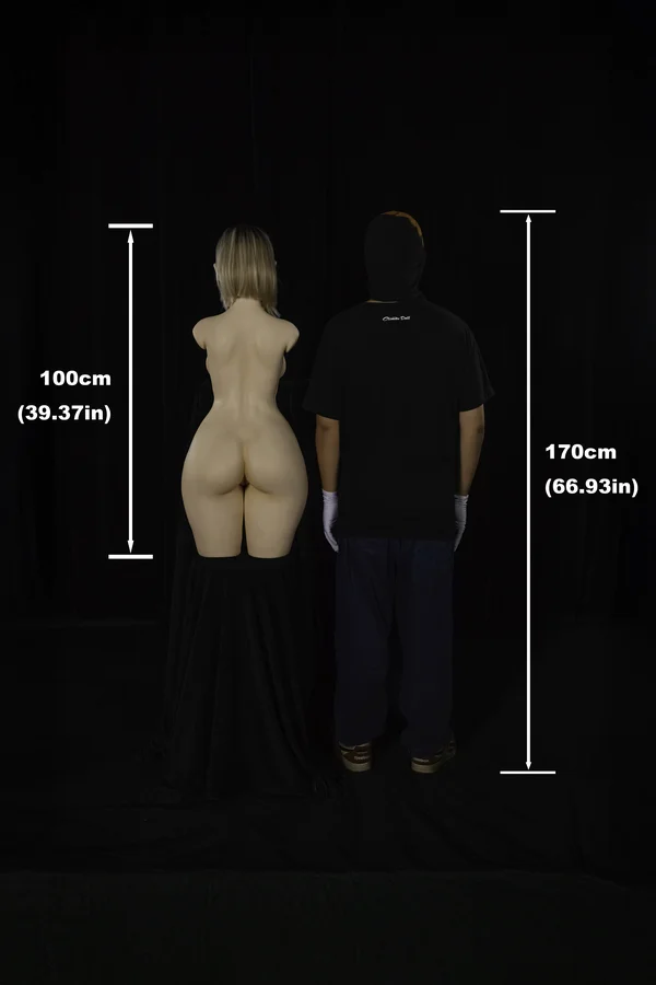 Eydis100cm (3ft3) Silicone Ultra Light Weight Sex Torso | ROS Head - Image 20