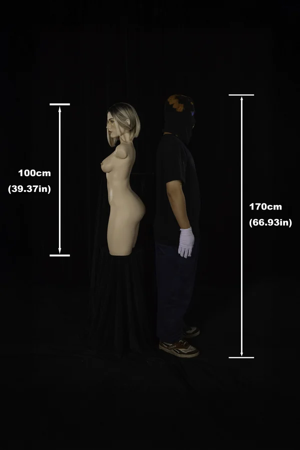 Eydis100cm (3ft3) Silicone Ultra Light Weight Sex Torso | ROS Head - Image 19