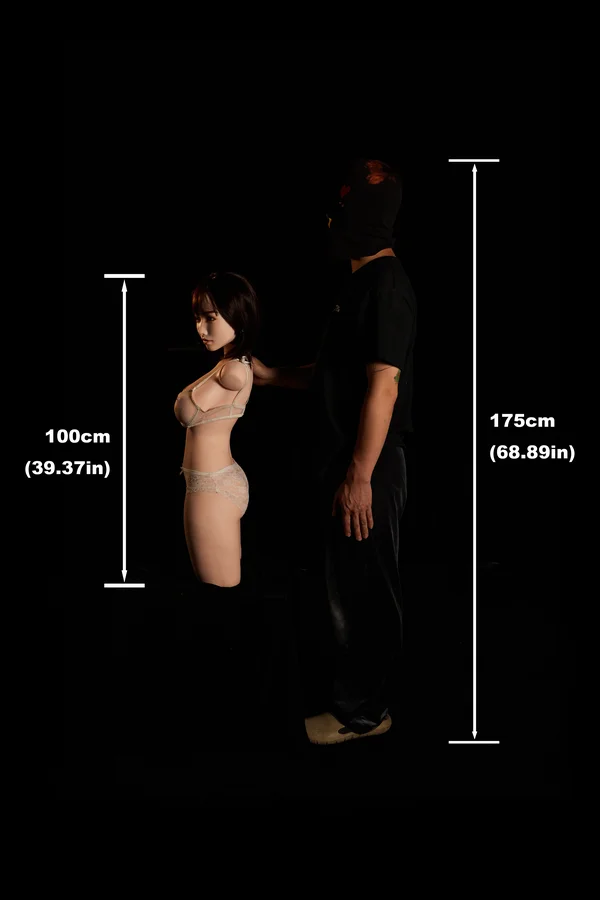 Fukada 100cm (3ft3) Silicone Ultra Light Weight Sex Torso | ROS Head - Image 16
