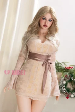 Alternative view of 167 cm (5 ft 6) E-cup Blonde Freckles Silicone Sex Doll AB29