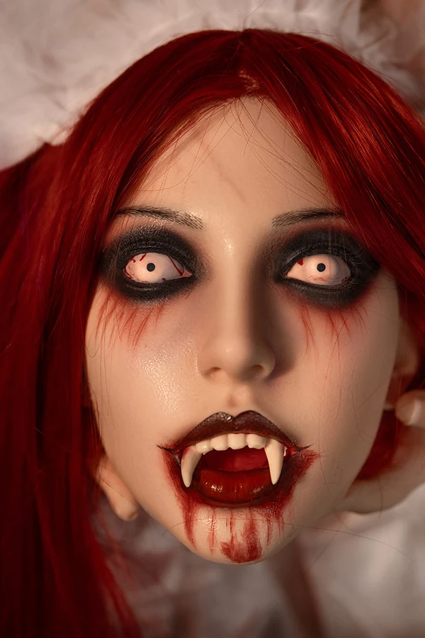 169 cm (5 ft 7) E-cup Halloween Cosplay Hybrid Sex Doll M7 (Moveable Jaw) - Image 13