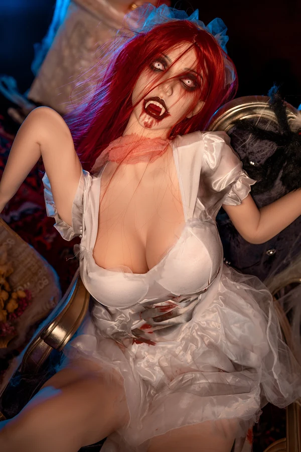 169 cm (5 ft 7) E-cup Halloween Cosplay Hybrid Sex Doll M7 (Moveable Jaw) - Image 16