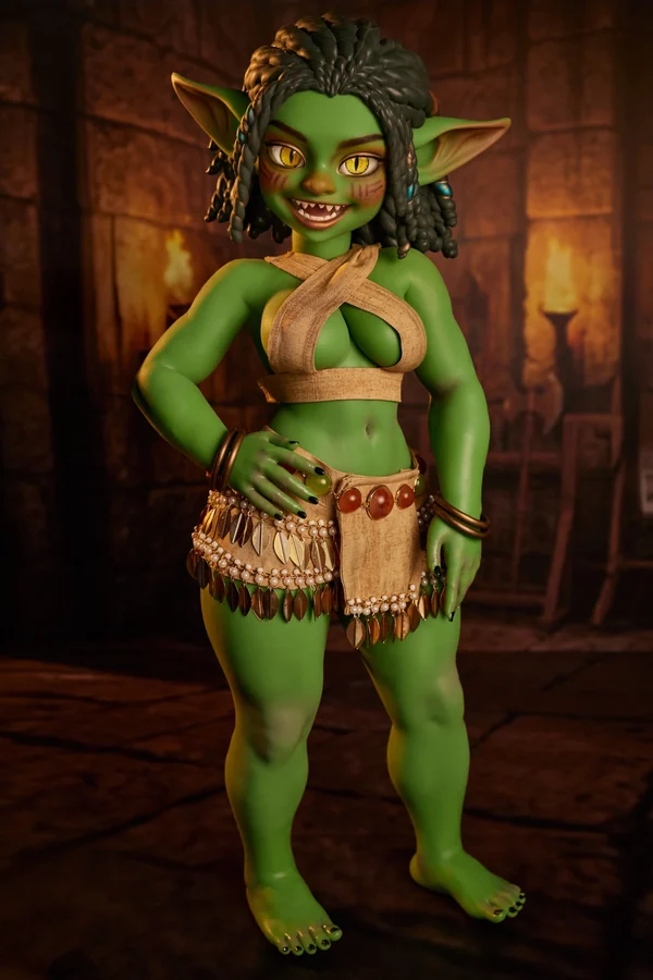 Climax Si70cm AT Kaela (Green) Sex Doll - Climax Doll