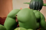 ULW SiF120 Barza Goblin Sex Doll – Close-up Detail of Hip and Buttock Curves | CLM ULW