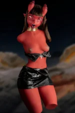 full-size-sex-torso-877-Meru-opening-clothes-showing-chest
