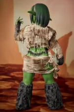 ULW SiF120 Barza Goblin Sex Doll – Rear View, Head Turned to Side, Hand Raised | CLM ULW