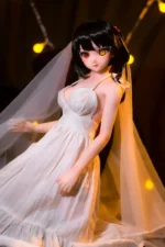 Realistic-mini-sex-doll-j60-kurumi-tilted-head