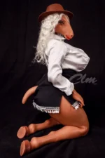 Mature-mini-sex-doll-si60cm-h-maureen-kneeling-side-view-display
