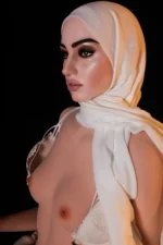 RSO-head-sex-doll-Zara-unbuttoning-top-breast-reveal