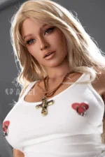 167cm/5ft6 E-Cup White Silicone Sex Doll - Brielle Wheat | US In Stock - image 2