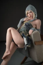 160cm/5ft3 B-cup Blonde Silicone Head Sex Doll - M13 Elara | US In Stock - image 7