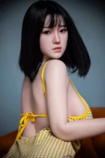 160cm/5ft3 D-cup Silicone Head Chinese Sex Doll with Short Black Hair - C36S | EU In Stock