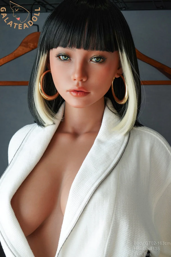 163cm/5ft4 E-cup Real Skin Texture Silicone Sex Doll GT02 – JS135 Tan | US In Stock - image 2