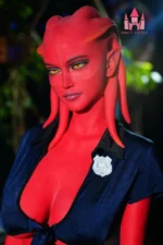160cm/5ft3 F-cup Red Skinned Alien TPE Sex Doll - #A9 | US In Stock - image 4