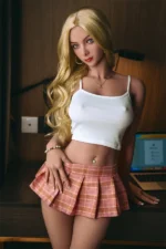 157cm/5ft2 Medium Boobs Blonde Sex Doll - AB#17 | US In Stock
