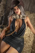 164cm/5ft5 F-cup Blonde Silicone Sex Doll - S13 ROS Max Dark Tanned | US In Stock - image 3