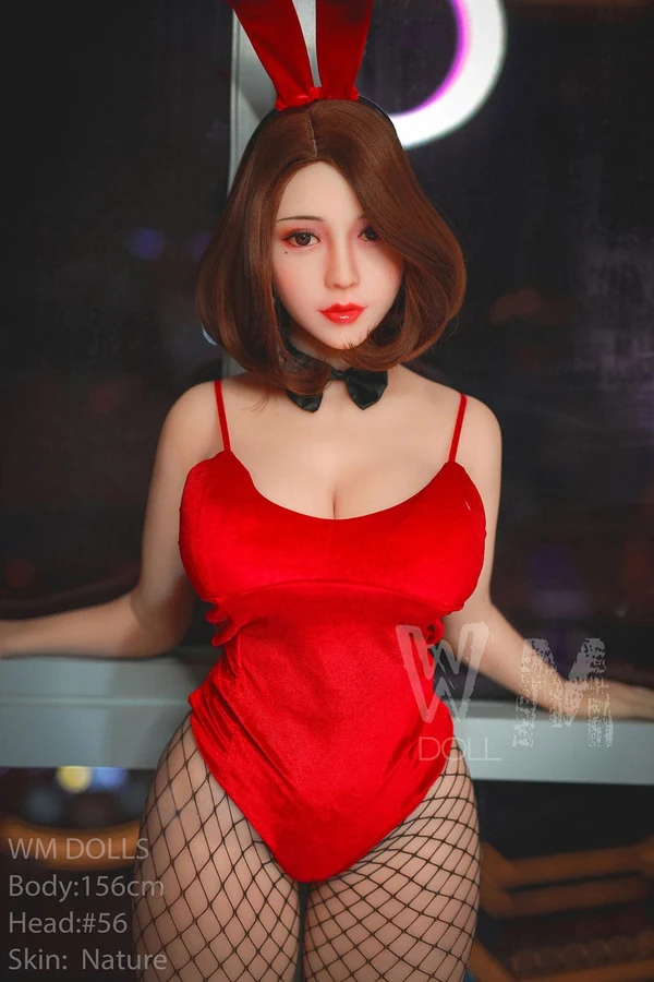 156cm/5ft1 H-Cup Asian Lifelike Thick Removable Vagina S-TPE Sex Doll with #56 Head | US In Stock - image 2