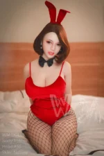 156cm/5ft1 H-Cup Asian Lifelike Thick Removable Vagina S-TPE Sex Doll with #56 Head | US In Stock - image 9