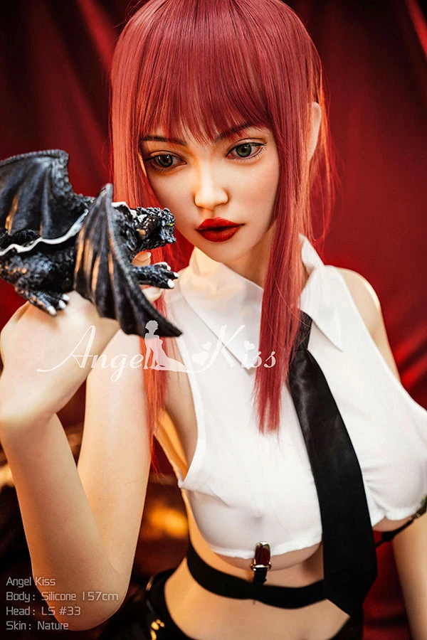 157cm/5ft2 F-cup Redhead Silicone Sex Doll - LS#33 | Angel Kiss® product image 1