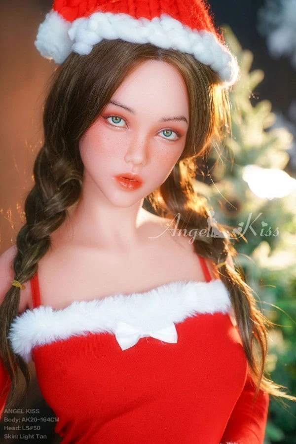 164cm/5ft5 D-cup Christmas Girl Silicone Sex Doll - LS#50 | Angel Kiss® product image 1