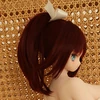 Red Ponytail Long Hair