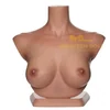 Realistic Bust Stand-Tanned
