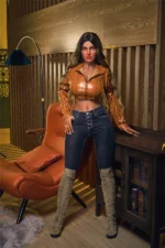 Silicone Sex Doll S17 Luna Dark tanned 165cm（ 5ft5 ）| Irontech Doll® product image 1
