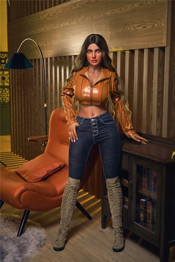 Silicone Sex Doll S17 Luna Dark tanned 165cm（ 5ft5 ）| Irontech Doll® product image 1