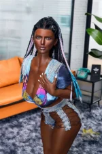 Silicone Sex Doll S13 Celine Black Lady 160cm（ 5ft3 ）| Irontech Doll® product image 4