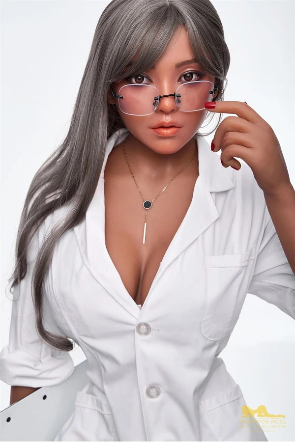 Silicone Head + TPE Body Sex Doll S40 Dark Tanned 164cm（ 5ft5 ）| Irontech Doll® product image 2