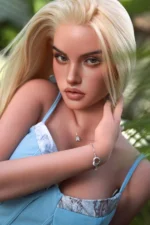 160cm/5ft3 E-cup Blonde Silicone Head Sex Doll - #M21 | SY Doll® product image 4