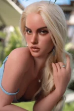 160cm/5ft3 E-cup Blonde Silicone Head Sex Doll - #M21 | SY Doll® product image 6