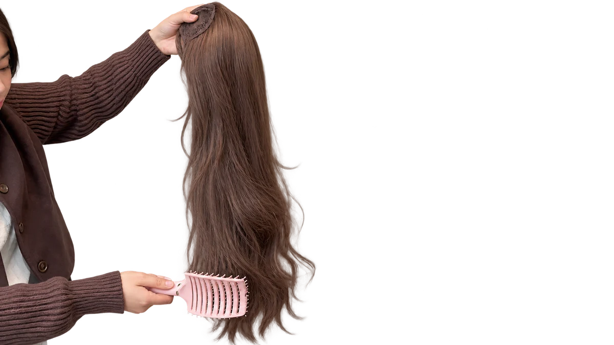 Detangle the ends before moving to higher sections
